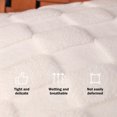 thumbnail image 6 of Decorative Throw Pillow Cover | Soft Faux Wool & Velvet | White | Cushion for Couch Sofa Bed Living Room | 17.7"x17.7" | Hidden Zipper | Cozy Home D茅cor | 1 Pack | Washable Pillowcase, 6 of 6