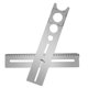 thumbnail image 1 of Ticfox, localizador de orificios de baldosas de cerámica de acero inoxidable, herramienta de mano de perforación ajustable para decoración de la casa, 1 of 1