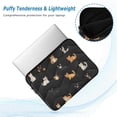 thumbnail image 2 of FORMRS 13-13.3 inch Laptop Sleeve Case Soft Carrying Quilted Computer Bag Cover, Pixel Cat, 2 of 7