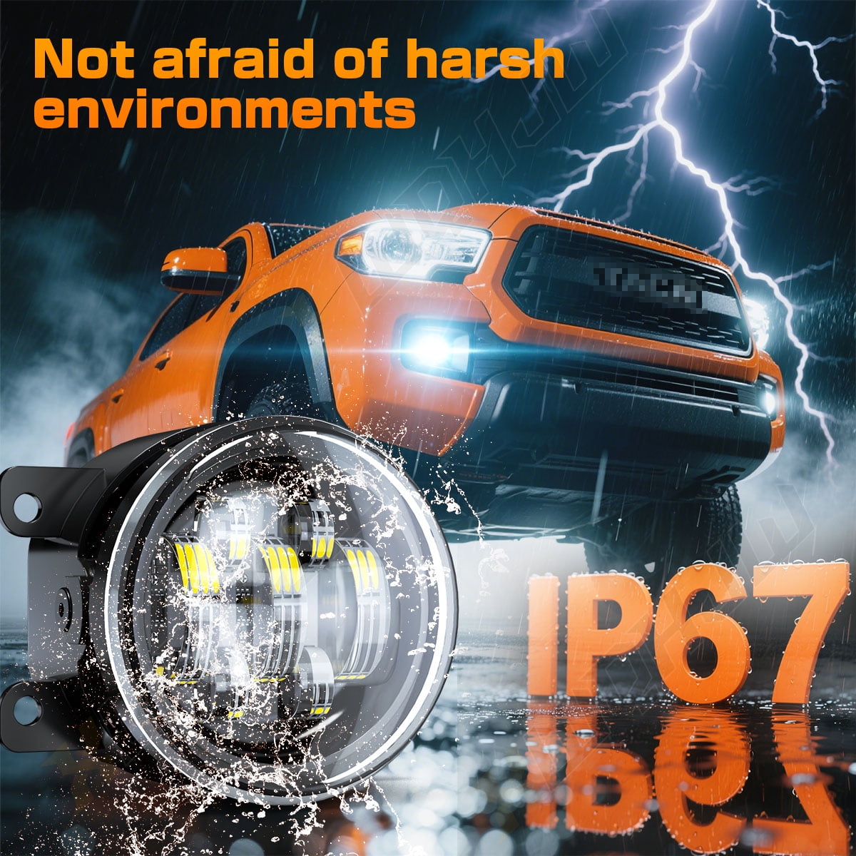 LED Bumper Clear Fog Light FOR Jeep Renegade 2015 2016 2017 2018 Driving Lamps