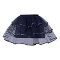 thumbnail image 4 of Women's Fashion Solid Carnival Puffy Skirt Stage Performance Dress Elegant Mesh Layered Design Versatile Outfit, 4 of 5