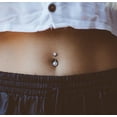 thumbnail image 5 of Alexki Body Jewelry - Belly Button Piercing Pearl Navel Ring for Women &  Girls - Perfect Gift, 5 of 6
