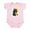 Petal Pink, variant on CafePress - C Blk Sunflower Infant Bodysuit - Baby Light Bodysuit, Size Newborn - 24 Months