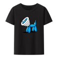 thumbnail image 5 of Lowcostur-camiseta con estampado de dibujos animados interesantes para hombres y mujeres, camiseta de manga corta suelta transpirable, Hip-hop, moda Hipster, ropa de calle, 5 of 5