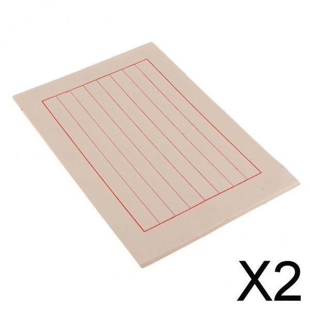 2x 40 Hojas, Chino, Líneas Verticales Antiguas, , Caligrafía, Papel, Papel de , Papel Xuan 2 piezas