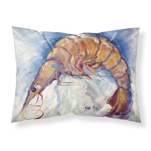 "Caroline's Treasures JMK1112PILLOWCASE Funda de almohada estándar de tela de camarones, grande, multicolor" Caroline's Treasures JMK1112PILLOWCASE