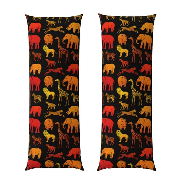 Balery Animal Funda Protectora para Almohada Corporal de Algodón Hipoalergénico con Cierre(55 x 21 pulgadas), Almohadas No Incluidas