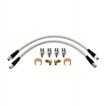 Wilwood 220-12296 16 Inch Flexline Front Brake Line Kit, 1941-56 Buick