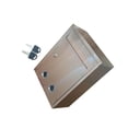 thumbnail image 1 of tamizeot Wall Mounted Suggestion Box With Lock And 2 Keys To Safe And Secure Donations Suggestion Box With Lock 2 Keys Silver, 1 of 6