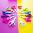 thumbnail image 3 of BAZIC 5" Blunt & Pointed Tip School Scissors, Assorted Color (2/Pack), 24-Packs, 3 of 5