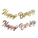 thumbnail image 1 of 2 pancartas de feliz cumpleaños de oro rosa TUNC para decoraciones de banderines de fiesta Sencillez, 1 of 5
