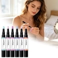thumbnail image 3 of Pearlescent Nail Polish Pen Set for Diy Nail Art with Shimmer Finish and Precision Control Tip, 5ml Each, 3 of 10