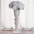thumbnail image 2 of Efavormart 20" Tall Curvy Trumpet Pilsner Glass Floral Vase - 4 Pcs, 2 of 7