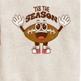 thumbnail image 3 of Instant Message - Tis The Season Football - Toddler & Youth Crewneck Fleece Sweatshirt, 3 of 6