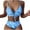 Blue, variant on HomeGardon Bestselling Bikini,Swimsuits for Women Women Bikini Solid Splicing Two-piece Swimwear Swimsuit Beachwear Set,S-XL