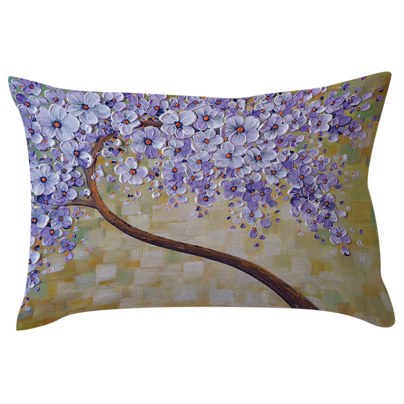 Pillows Standard Size Toss Zipper Hidden Rectangle Case Cover