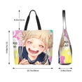 thumbnail image 6 of My Hero Academia Himiko Toga Kawaii Tote Bags Reusable Women Shoulder Bag Grocery Bag Travel Beach Shopping Work Daily Handle Bag, 6 of 8