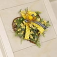 thumbnail image 4 of Mnhhatv Summer & Spring Flower Wreath - Colorful Outdoor Party Decoration, Welcome Sign for Front Door, Wedding or Holiday Decor, Lifelike Appearance, Durable, Suitable for Indoor & Outdoor Use, 4 of 9