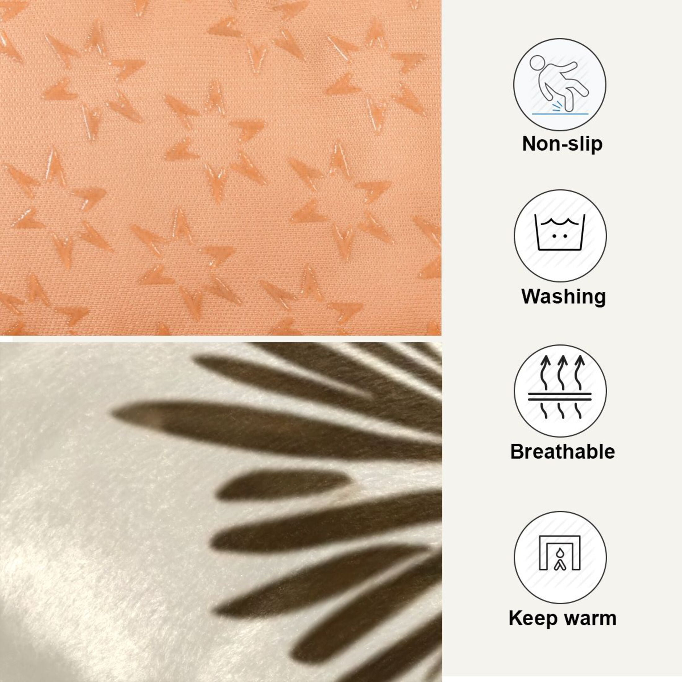 Cozy Mat Pet Bed Indoor Outdoor Warm Soft For Cat Dog Puppy(S/M) Brown Beige