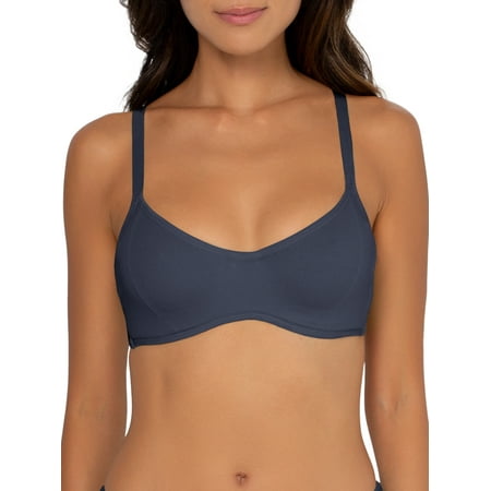 

Smart & Sexy Women s Comfort Cotton Scoop Neck Unlined Underwire Bra Style-SA1410