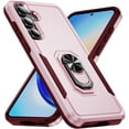 thumbnail image 5 of Case for Galaxy S24 FE,Heavy Duty Shockproof Full Protective [Dual Layer] [Hard PC],Built in Finger Ring Kickstand Protective TPU+PC Phone Case for Samsung Galaxy S24 FE 5G,2024 (Full Black), 5 of 10