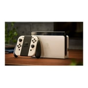 Nintendo Switch OLED - Game console - Full HD - white, black