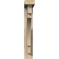 thumbnail image 2 of Ekena Millwork 3 1/2"W x 22"D x 22"H Merced Block Smooth Bracket w/ Offset Brace, Douglas Fir, 2 of 25