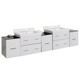 thumbnail image 1 of Imaginations Américaines 88.5 pouces W Vanity Set Blanc, 1 of 1