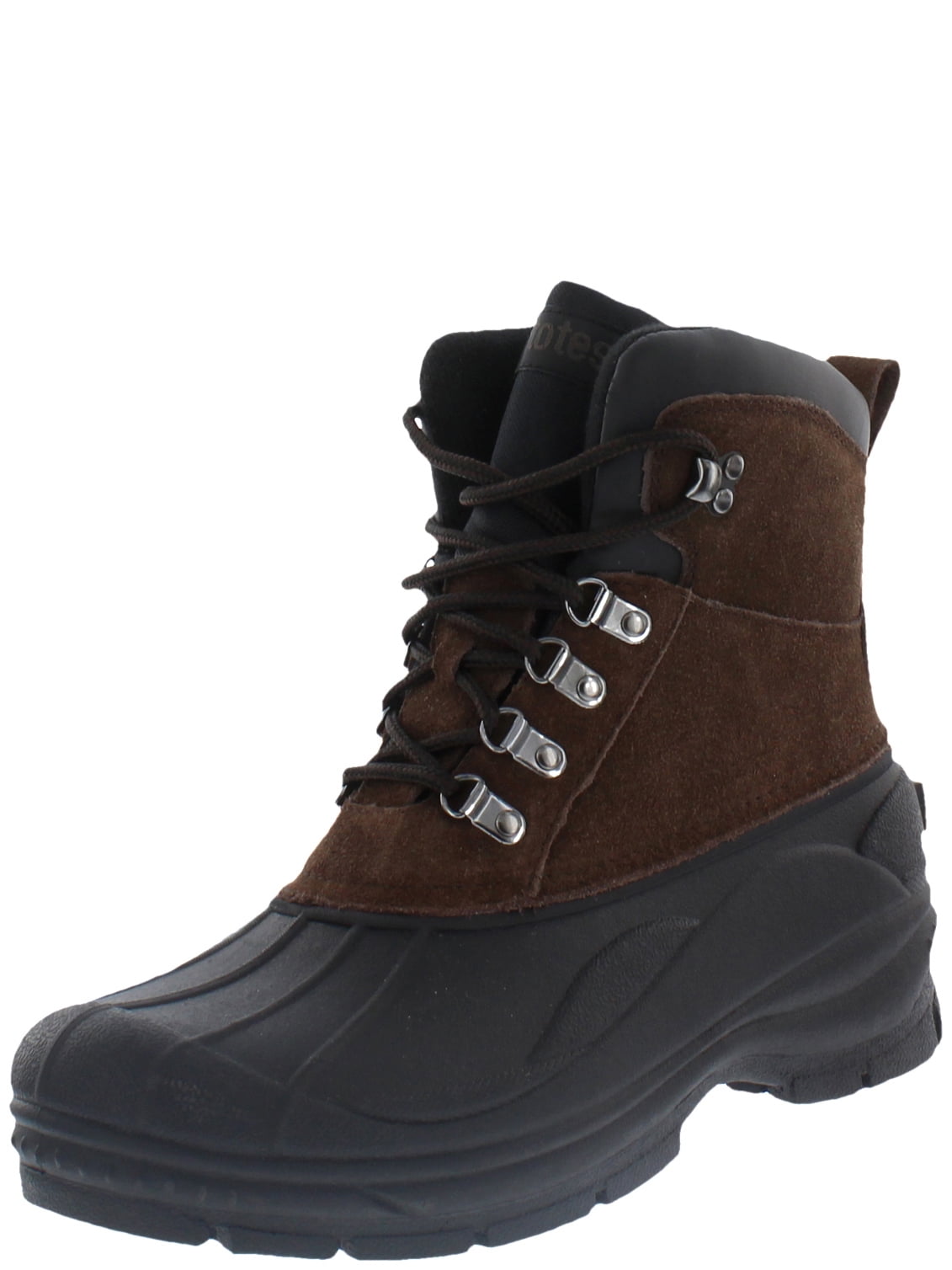 Totes Men's Glacier Waterproof Front Zip Winter Boots (Size:8-13)