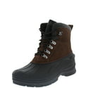 Totes Men's Glacier Waterproof Front Zip Winter Boots (Size 9 in Brown)