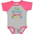 thumbnail image 3 of Inktastic My Grandad Loves Me Boys or Girls Baby Bodysuit, 3 of 5