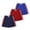 3-Navy Blue/Red/Blue, variant on Boys 3-Pack Athletic Shorts Kids Striped Active Running Shorts with Elastic Waist,Size 6-13Y