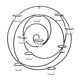 thumbnail image 1 of Par de apliques de pared de metal enrollado AEWholesale 10015834, 1 of 1