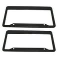 thumbnail image 3 of 2Pcs License Plate Frame Black Aluminium Alloy Sturdy Durable Easy Installation Original Standard License Plate Holder, 3 of 22