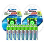 ACDelco Rechargeable AAA Batteries NiMH, 16-Count