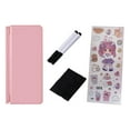 thumbnail image 2 of veasfak Pencil Case Reading Rack Cartoon Hard Pencil Case for Tape Book Tablet Pink, 2 of 9