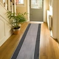 thumbnail image 2 of Playa Rug Custom Size Stripes Border Non-Slip 31 Inches Wide Hallway Runner Rug 11 Feet, 2 of 5