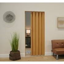 Homestyle Echo PVC Folding Door fits 36" x 80" Light Wood