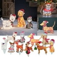 thumbnail image 5 of KEINXS Christmas Decorations Outside Light-Up Animals Outside Christmas Decorations Outdoor Christmas Statue Garden Decor for Christmas Decor, 5 of 5