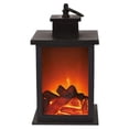 thumbnail image 3 of Lampe Murale Extérieure Rétro à Charbon de Bois avec Ornement de Flamme, Décoration de Cheminée Simulée, 3 of 7