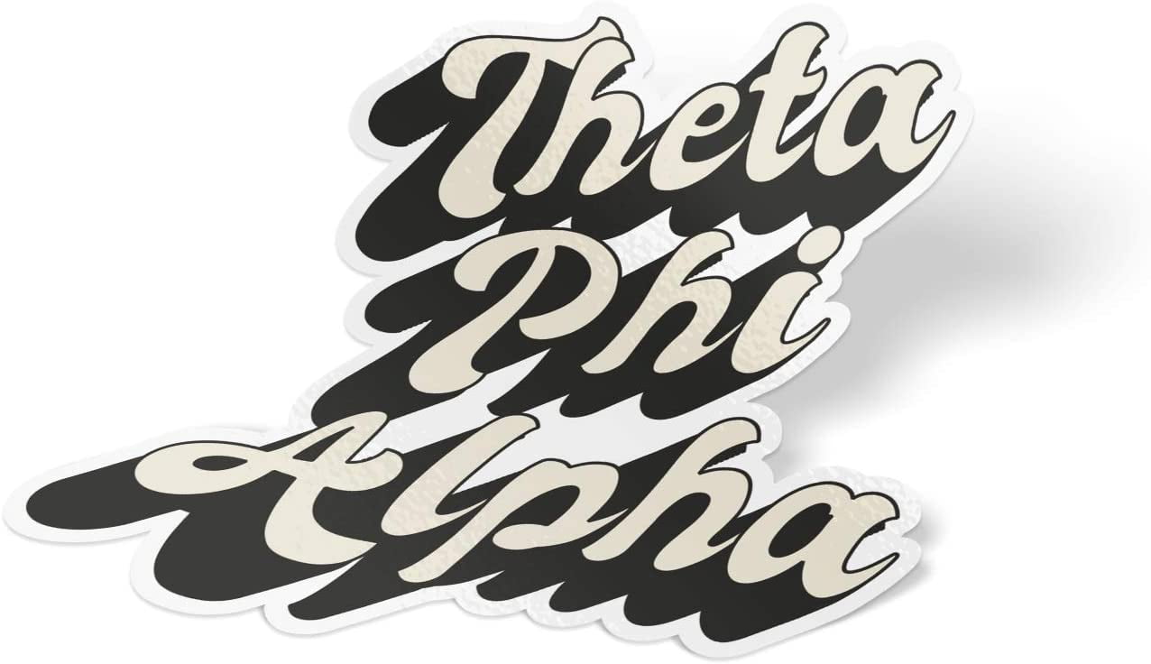 Theta Phi Alpha Sticker Greek Sorority Decal for Car Windows Officiall Laptop 