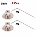 thumbnail image 1 of Lefu 2 Flange Rigid Shaft Coupling Coupler collar Clamp bracket Motor joint connector, 1 of 7