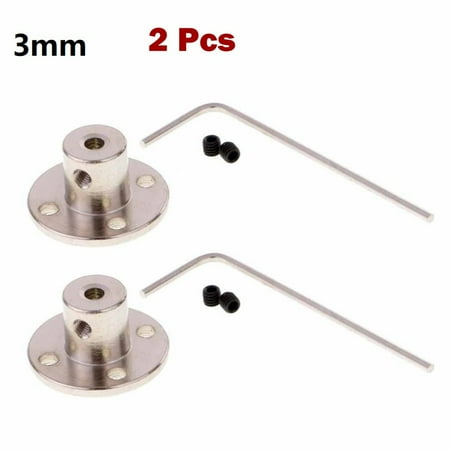 

SPRING 2 Flange Rigid Shaft Coupling Coupler collar Clamp bracket Motor joint connector 3mm