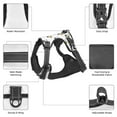 thumbnail image 4 of No Pull Dog Harness For Dogs Easy Walk Dog Vest Adjustable Collars Harnesses & Leashes Set Breathable Oxford Outdoor Walking Safety Reflective Strip Happy French Bulldog & Basketball, 4 of 9