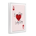 thumbnail image 3 of Stupell Industries Modern Lucky Day Card Design White Framed Giclee Art, 12 x 18, by Martina Pavlova, 3 of 8