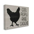 thumbnail image 3 of Stupell Cool People Raise Chickens Sign Animals & Insects Painting Gallery Wrapped Canvas Print Wall Art, 3 of 5