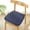 Orange, variant on Vintage Style Cotton Seat Cushion with Non-Slip Backing | 17x17 Inch Office & Kitchen Chair Pad | Includes 1 Cushion