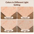 thumbnail image 7 of Design&I 3'x5' Washable Throw Rug Shaped Solid Vintage Scroll Detail Interlocking Gaura Border for Entryway, Kitchen, Ultra-Thin & Non-Slip Skid-Resistant Small, 7 of 7