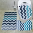 thumbnail image 7 of 3 Piece Thicken Bath Rugs Set Clearance, Bath Rug + Contour Mat + Toilet Seat Cover, Super Long Soft Microfiber Water Absorbent & Non-Slip Bathroom Rugs, 7 of 7