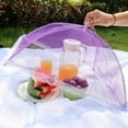 thumbnail image 2 of Coolmade Colored Mesh Food Covers Premium Fabric Umbrella Tents 6 Count, 2 of 9